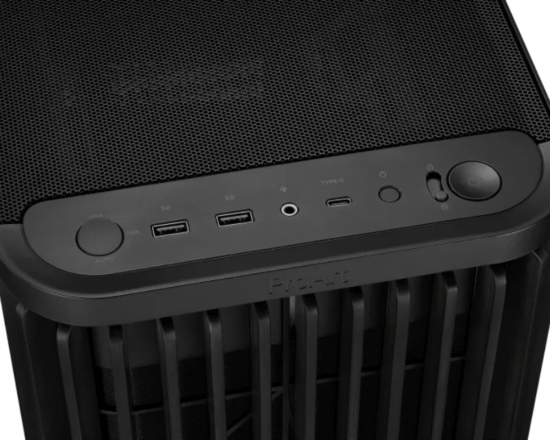 ASUS PROART PA401 WOOD METAL PWM BLACK kućište crno  Slika 5
