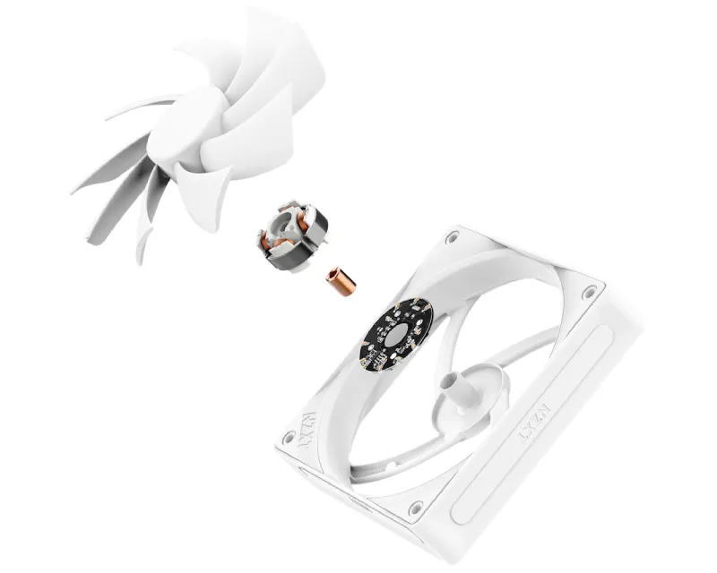 NZXT F120Q 120mm ventilator beli (RF-Q12SF-W2) Slika 6