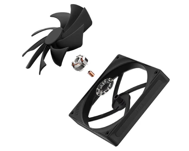 NZXT F140Q 140mm ventilator crni (RF-Q14SF-B2)  Slika 6