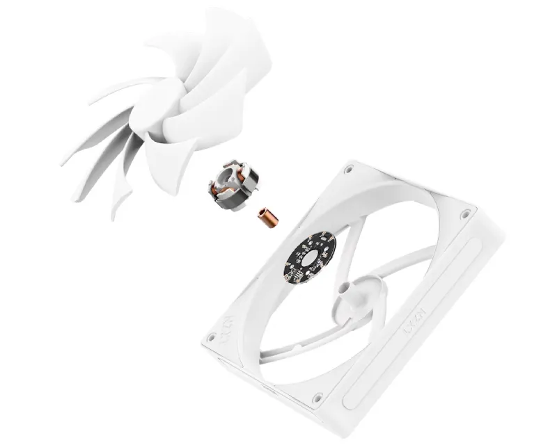 NZXT F140Q 140mm ventilator beli (RF-Q14SF-W2)  Slika 6