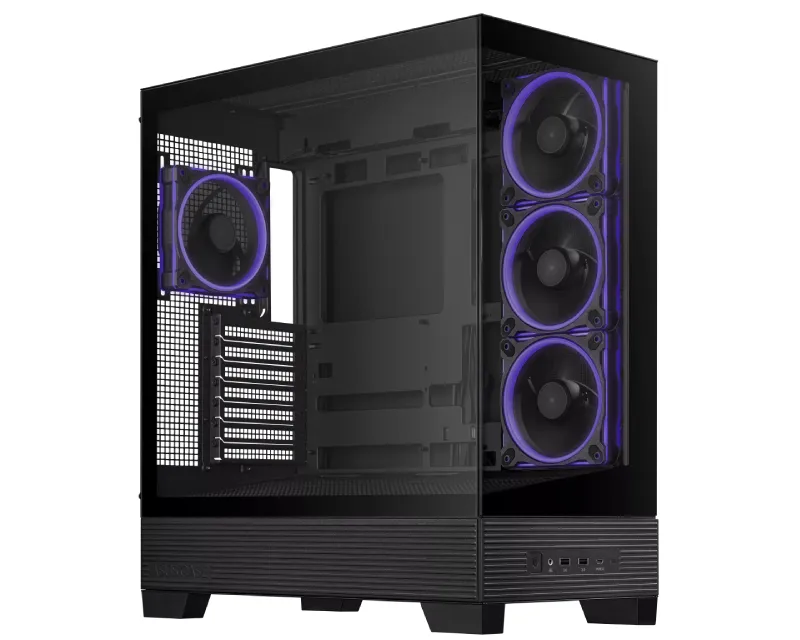 ASUS A31 PLUS TG ARGB BLACK ATX kućište crno Slika 3