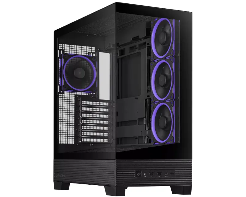 ASUS A31 PLUS TG ARGB BLACK ATX kućište crno Slika 1