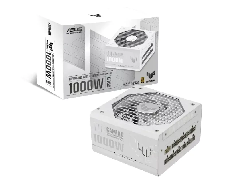 ASUS TUF-GAMING-1000G-WHITE 1000W napajanje belo  Slika 1