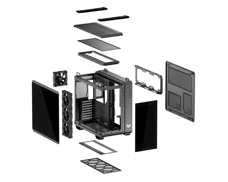 ASUS GT502 HORIZON TG ARGB BLACK TUF Gaming kućište crno Slika 6