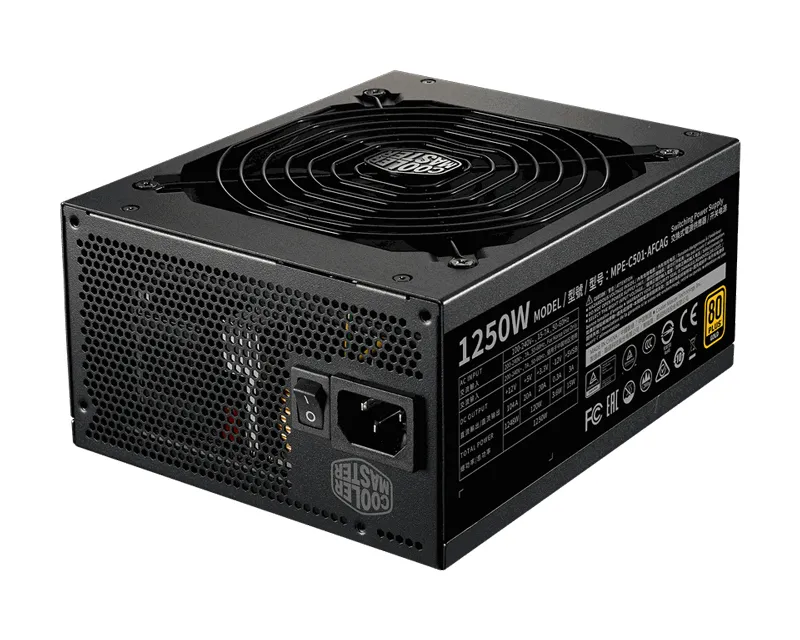 COOLER MASTER MWE Gold V2 1250W napajanje (MPE-C501-AFCAG-3EEU) 10Y Slika 5