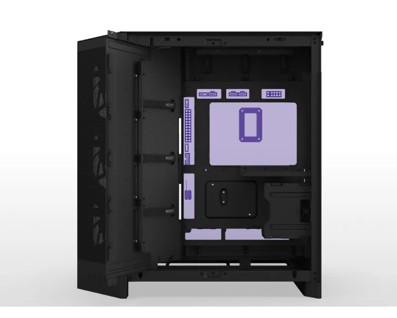 NZXT H9 Flow RGB Gaming kućište crno (CM-H92FB-R1)  Slika 4