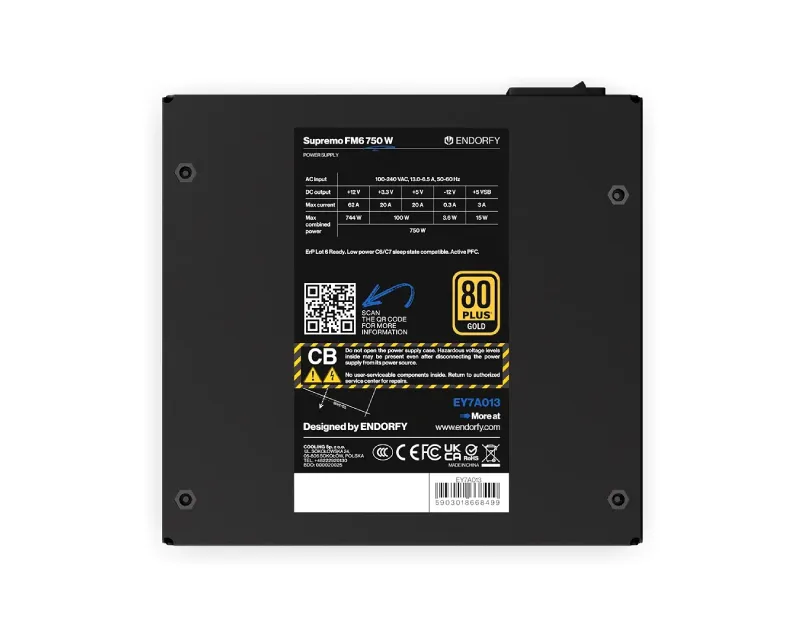 ENDORFY Supremo FM6 750W modularno napajanje (EY7A013) Slika 7
