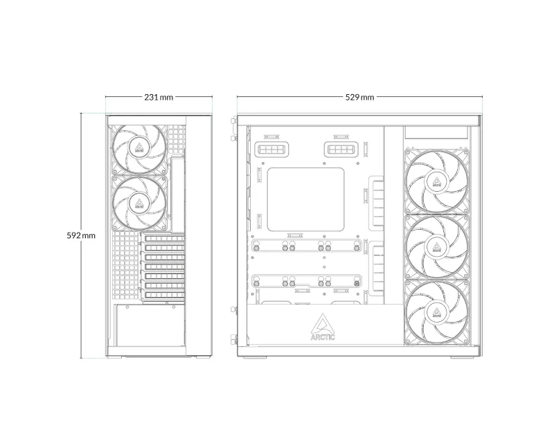 ARCTIC Xtender VG gaming kućište ACPCC00019A  Slika 9
