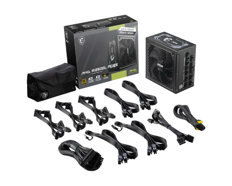 MSI MAG A1250GL PCIE5 1250W napajanje  Slika 5