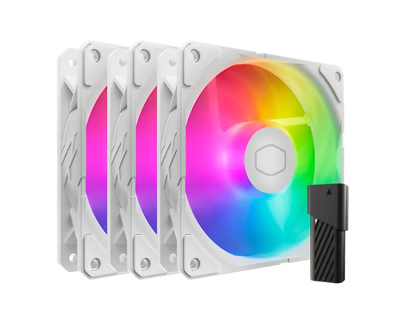 COOLER MASTER SickleFlow Edge 120 ARGB set 3 ventilatora i kontroler (MFX-B2DW-253P2-R2) Slika 1