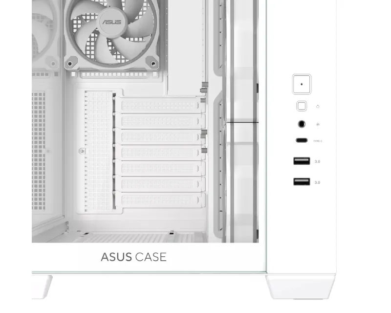ASUS A32 PLUS TG ARGB micro-ATX kućište belo  Slika 7