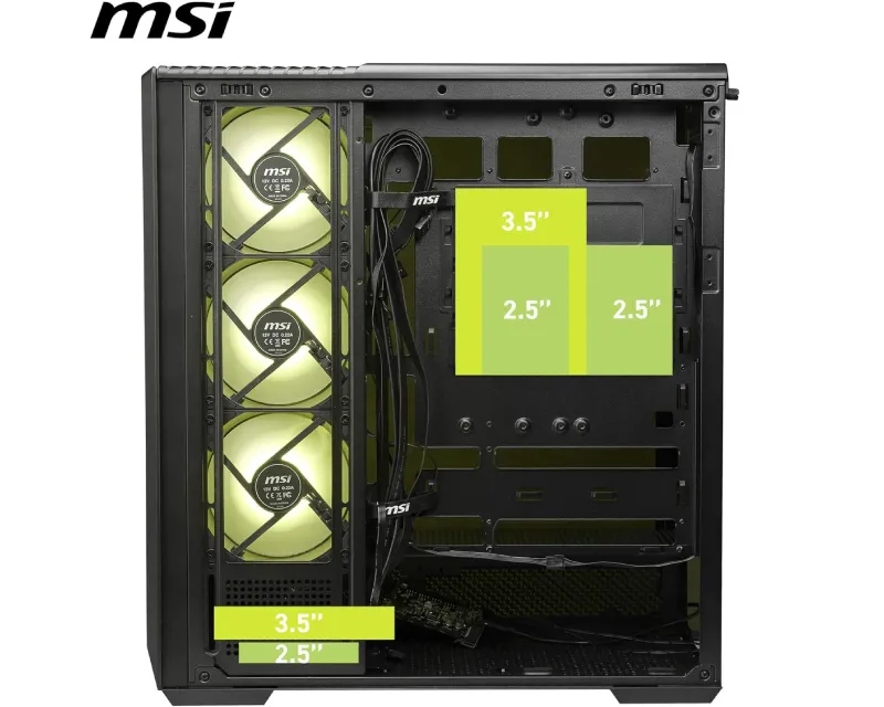 MSI MAG PANO 130R PZ kućište  Slika 7