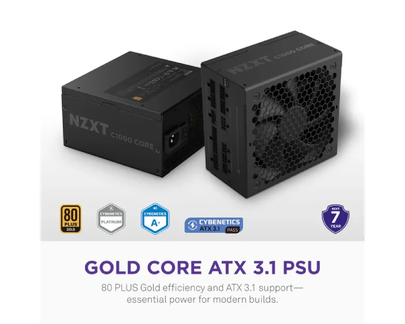 NZXT C1000 Gold 1000W (PA-0G3BB-EU) napajanje Slika 2