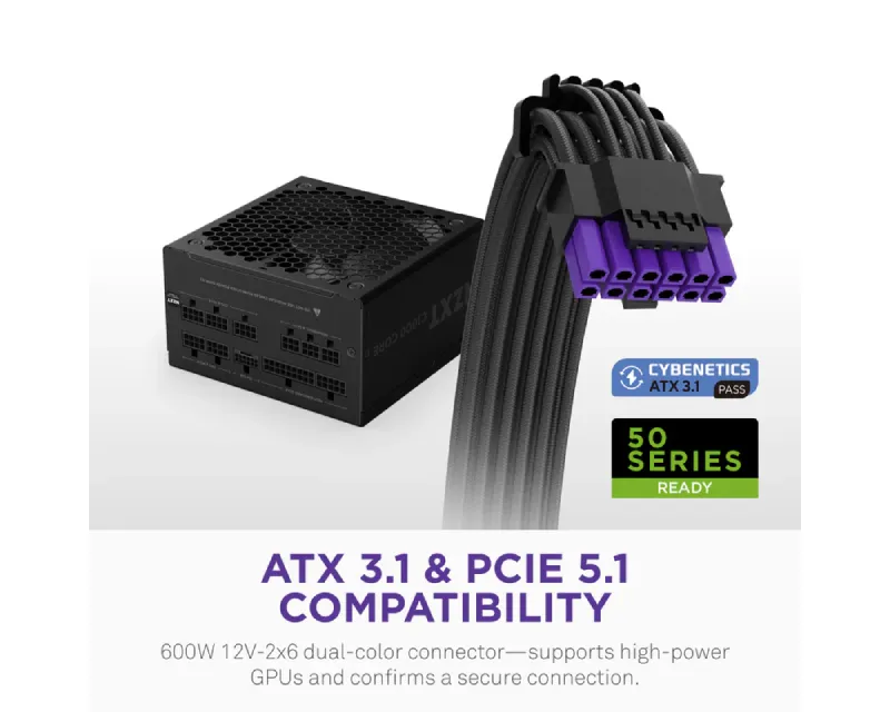 NZXT C1000 Gold 1000W (PA-0G3BB-EU) napajanje Slika 3