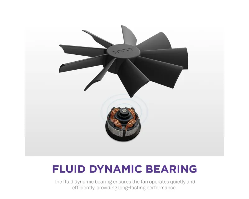 NZXT F140RGB Core 140mm ventilator crni (RF-D14SF-B1) Slika 4