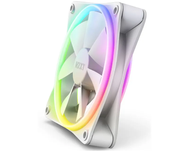 NZXT F120 RGB Duo 120mm ventilator beli (RF-D12SF-W1) Slika 4