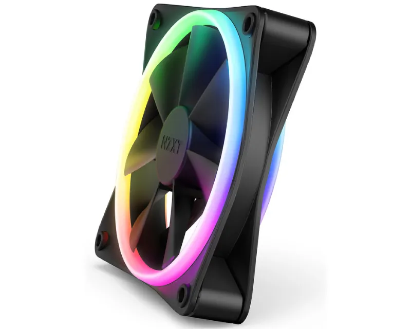 NZXT F120 RGB Duo 120mm ventilator crni (RF-D12SF-B1) Slika 4