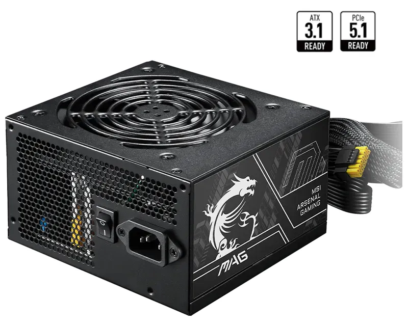 MSI MAG A650BN PCIE5 II 650W napajanje 5Y  Slika 1