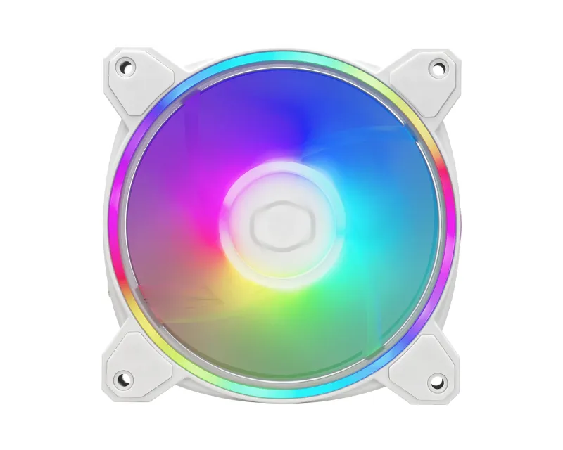 COOLER MASTER Master Fan MF120 HALO2 3in1 White edition 120mm ventilator beli (MFL-B2DW-213P2-R2) Slika 2