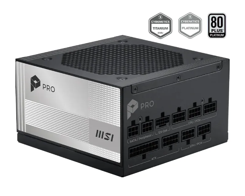 MSI PRO A1000PL PCIE5 1000W napajanje 7Y Slika 1