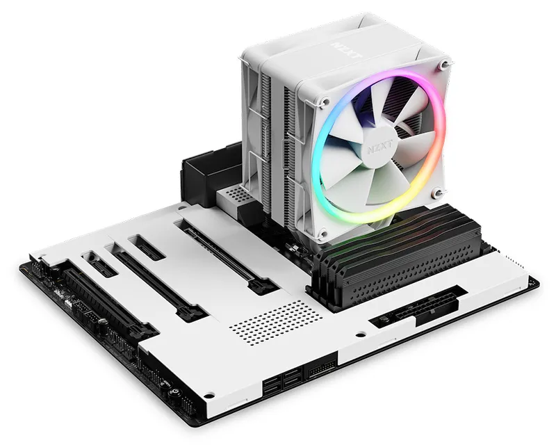 NZXT T120 RGB procesorski hladnjak beli (RC-TR120-W1) Slika 4
