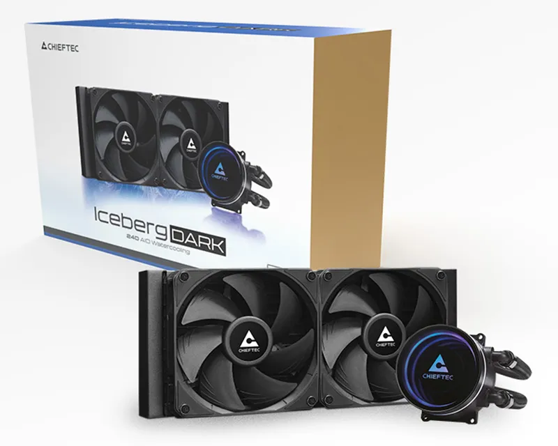 CHIEFTEC Iceberg 240 DARK CLC-240-BLK vodeno hlađenje Slika 7