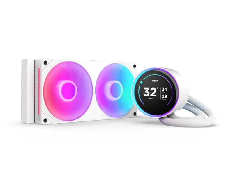 NZXT Kraken Elite 240 RGB V2 vodeno hlađenje belo (RL-KR24E-W2) Slika 1
