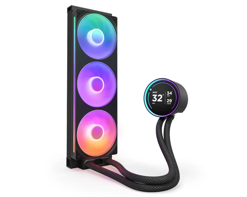 NZXT Kraken Elite 360 RGB V2 vodeno hlađenje crno (RL-KR36E-B2) Slika 2
