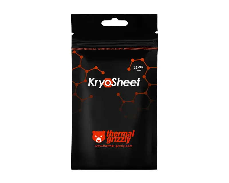 THERMAL GRIZZLY TG KryoSheet - 38x 38x 0,2 mm termal pad (TG-KS-38-38) Slika 5