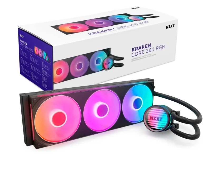 NZXT Kraken 360 RGB vodeno hlađenje crno (RL-KR36C-B1) Slika 2