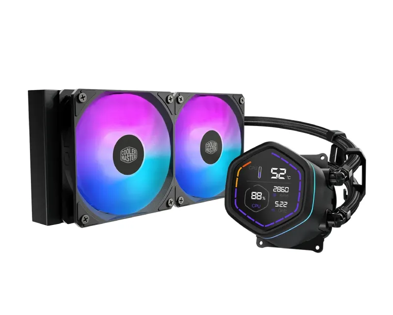COOLER MASTER MasterLiquid Core Nex Digital 240 ARGB crno vodeno hlađenje (MLX-D24M-A18PA-RD) Slika 1