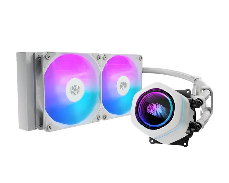 COOLER MASTER MasterLiquid Core Nex 240 White vodeno hlađenje belo (MLX-D24M-A18PA-RW) Slika 1