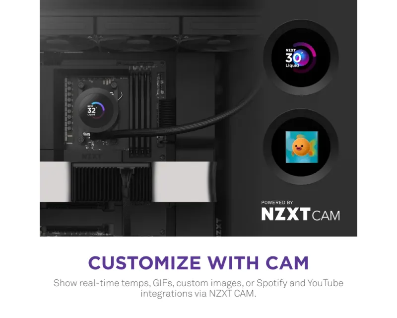 NZXT Kraken Plus 360 V2 vodeno hlađenje crno (RL-KN360-B2) Slika 5