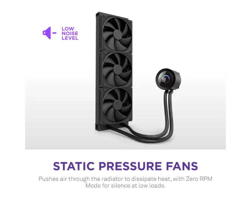 NZXT Kraken Plus 360 V2 vodeno hlađenje crno (RL-KN360-B2) Slika 6