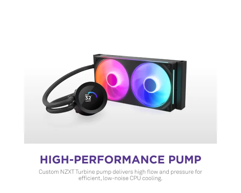 NZXT Kraken Plus 240 RGB V2 vodeno hlađenje crno (RL-KR240-B2) Slika 3