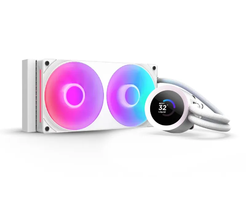 NZXT Kraken Plus 240 RGB V2 vodeno hlađenje belo (RL-KR240-W2) Slika 1