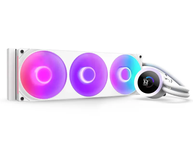 NZXT Kraken Plus 360 RGB V2 vodeno hlađenje belo (RL-KR360-W2) Slika 1