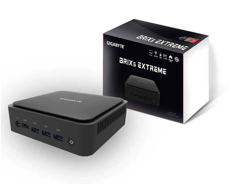 GIGABYTE GB-BER7-5700 BRIX Mini PC AMD Ryzen 7 5700U 1.8 GHz(4.30 GHz) Slika 1
