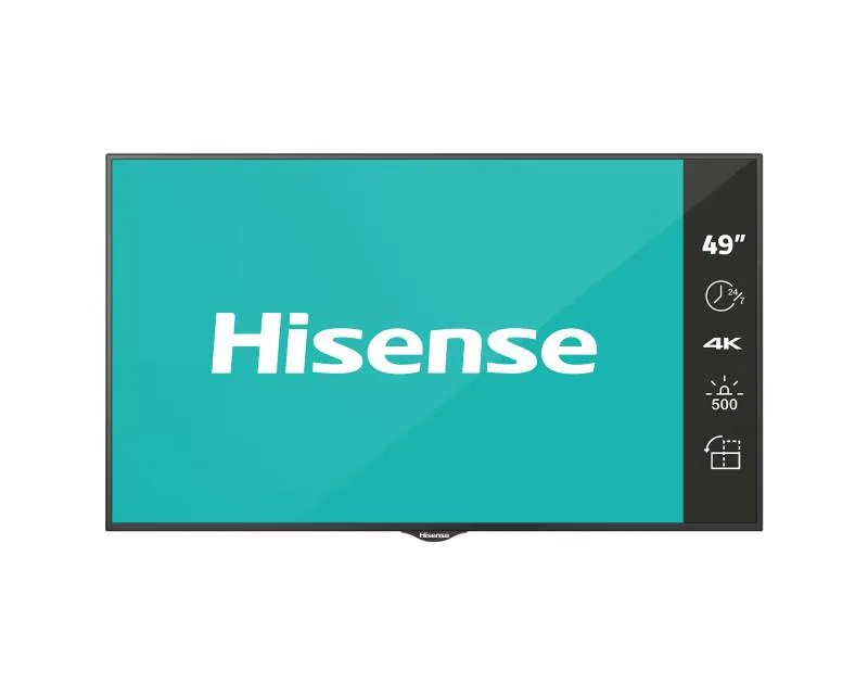 HISENSE 49 inča 49BM66AE 4K UHD 500 nita Digital Signage Display - 24/7 Operation  Slika 2