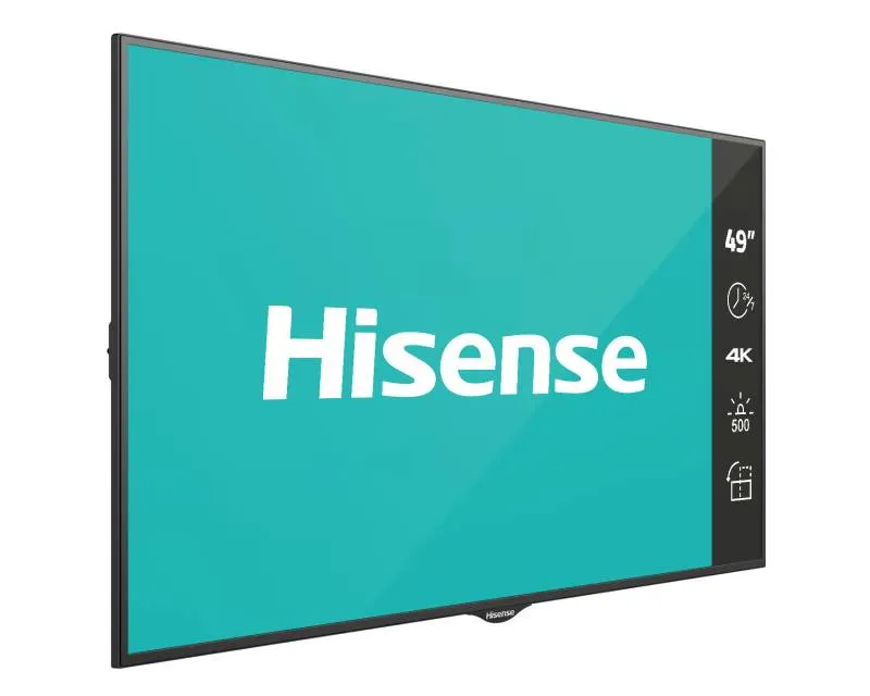 HISENSE 49 inča 49BM66AE 4K UHD 500 nita Digital Signage Display - 24/7 Operation  Slika 3