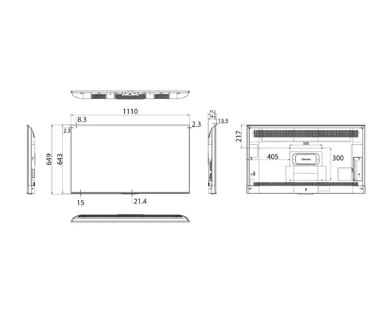 HISENSE 50 inča 50DP30FE 4K UHD 350 nita Digital Signage Display - 16/7 Operation  Slika 4