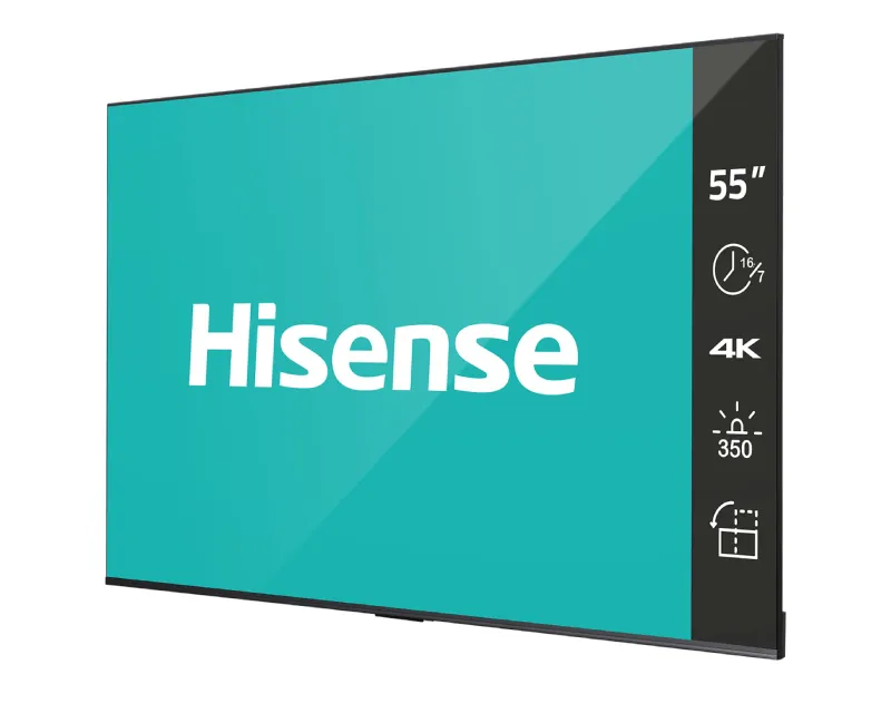 HISENSE 55 inča 55DP30FE 4K UHD 350 nita Digital Signage Display - 16/7 Operation Slika 1