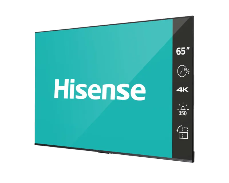 HISENSE 65 inča 65DP30FE 4K UHD 350 nita Digital Signage Display - 16/7 Operation  Slika 1