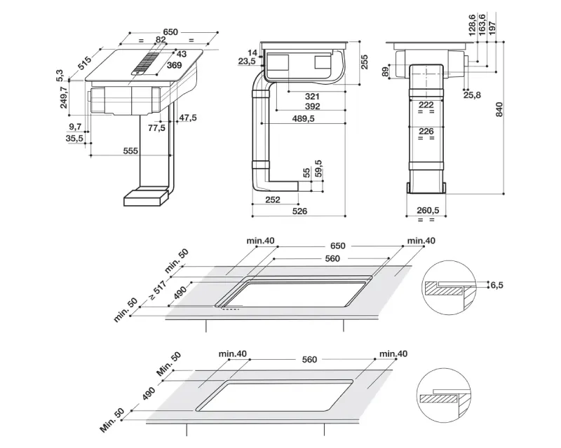WHIRLPOOL WVH 1065B F KIT indukciona ugradna ploča Slika 8