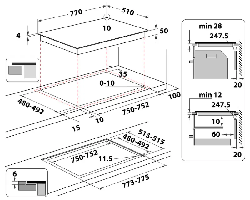 WHIRLPOOL WL S3777 NE indukciona ugradna ploča Slika 9