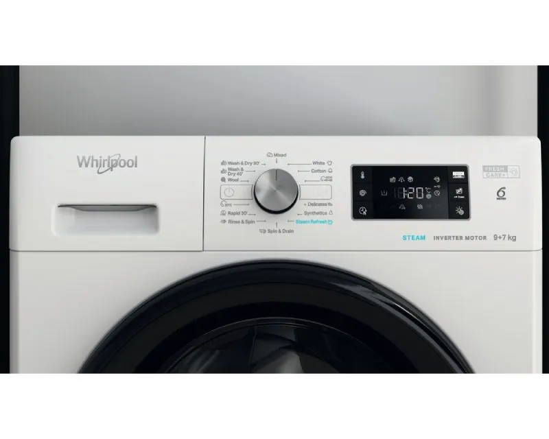 WHIRLPOOL FFWDB 976258 Inverter mašina za pranje i sušenje veša Slika 6