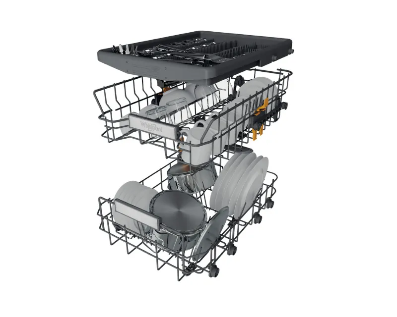 WHIRLPOOL WH6FB10BS7A0X mašina za pranje sudova - 45cm Slika 8