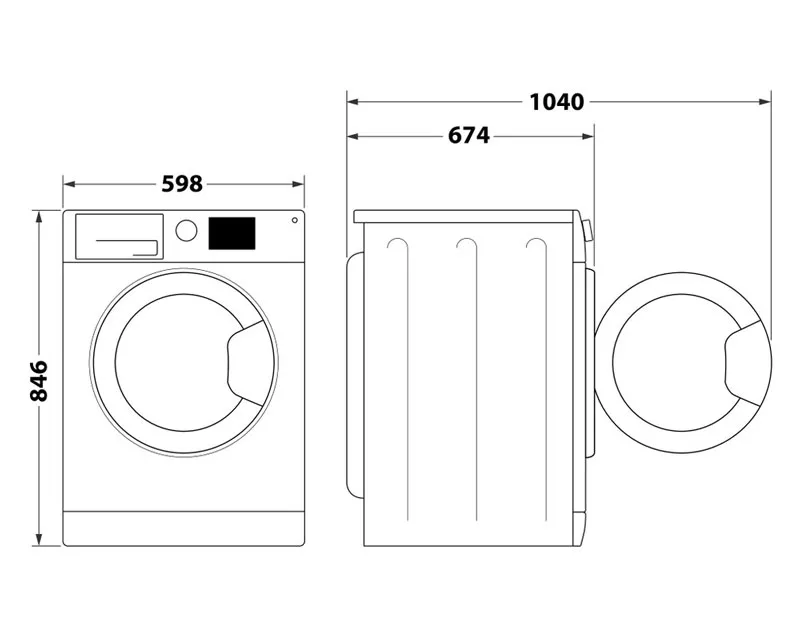 WHIRLPOOL WP D9 WBS EE mašina za sušenje veša - toplotna pumpa  Slika 7