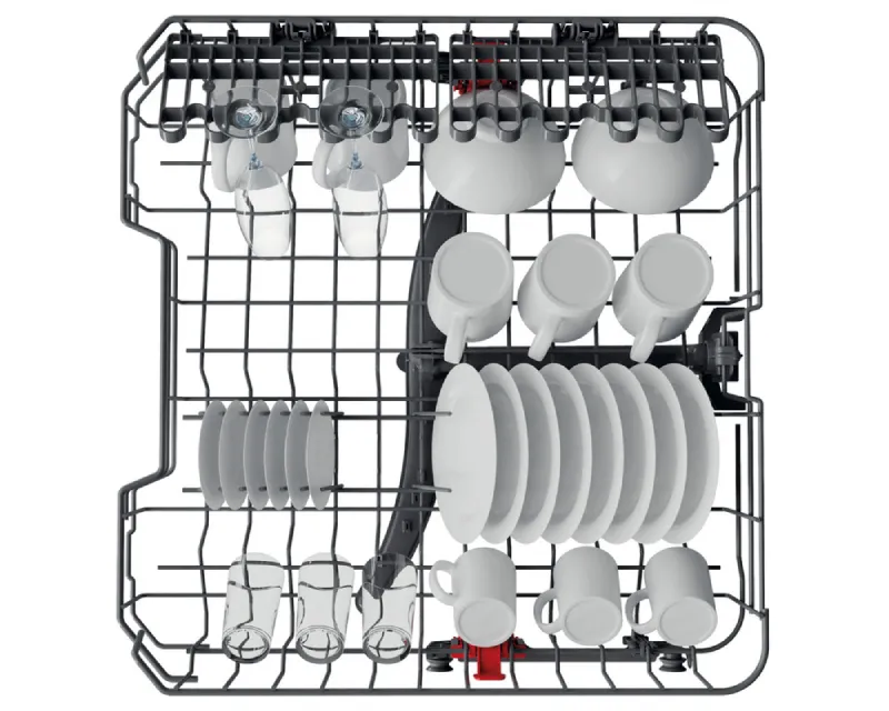 WHIRLPOOL WH4FFC14BN6W mašina za pranje sudova - 60cm Slika 5