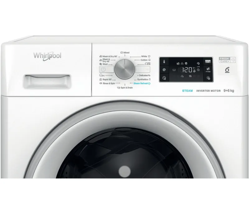 WHIRLPOOL FFWDB 964489 SV EE Inverter mašina za pranje i sušenje veša  Slika 5